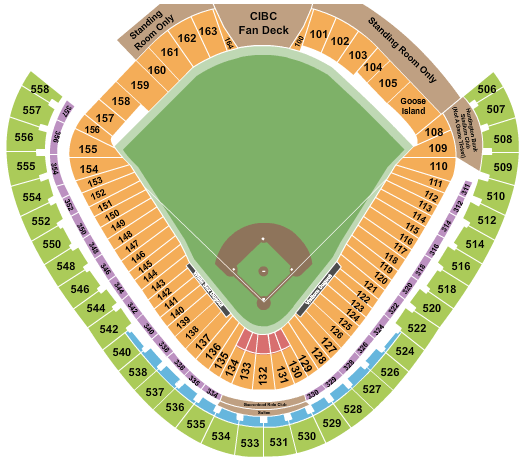 White Sox Stadium Seating Chart